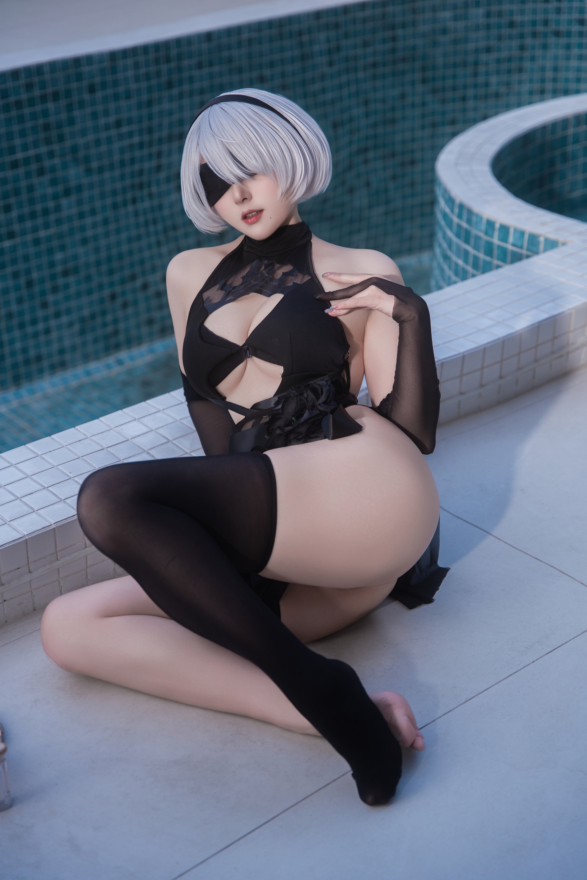 图片[1]-Natsuko夏夏子 – NO.103 NIKKE×NieR 2B水着[83P]-XikXak
